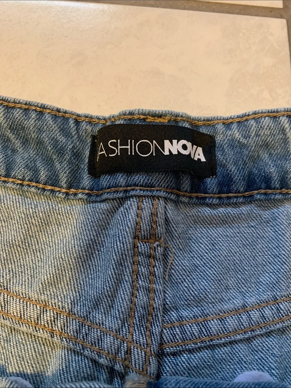 Fashion Nova Jean Shorts - Picture 2 of 7